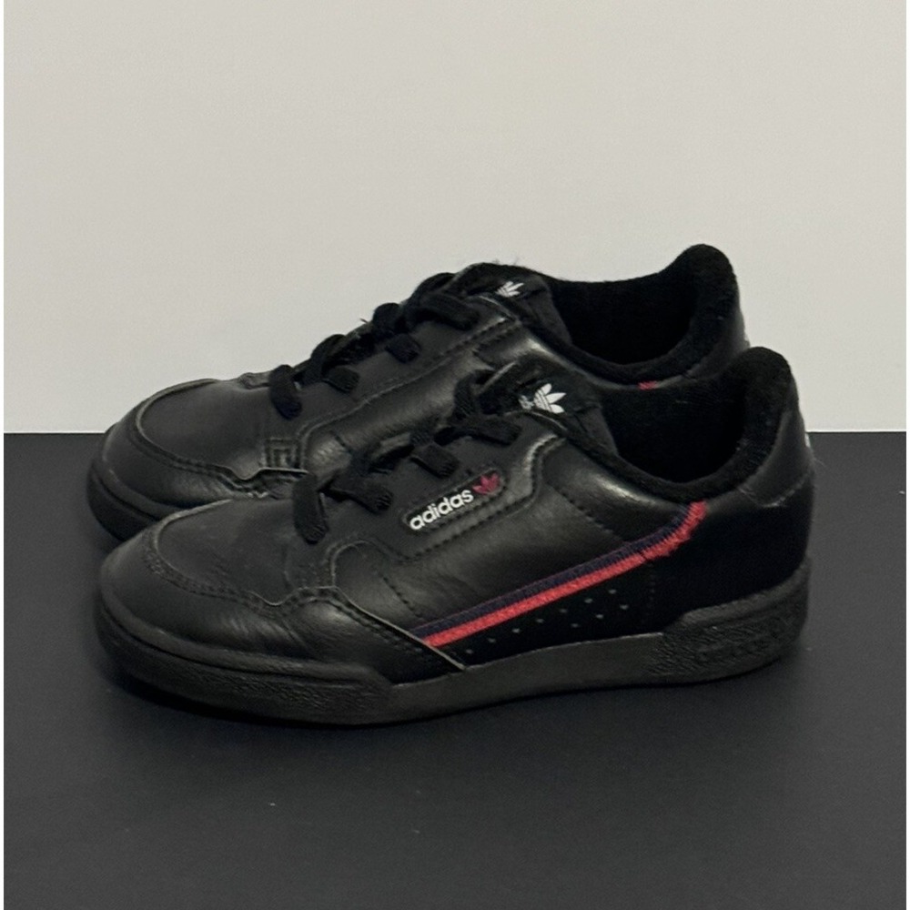 Adidas Continental 80 J 'Black Scarlett' Kids Sneakers‎ Shoes 10K Toddler Youth